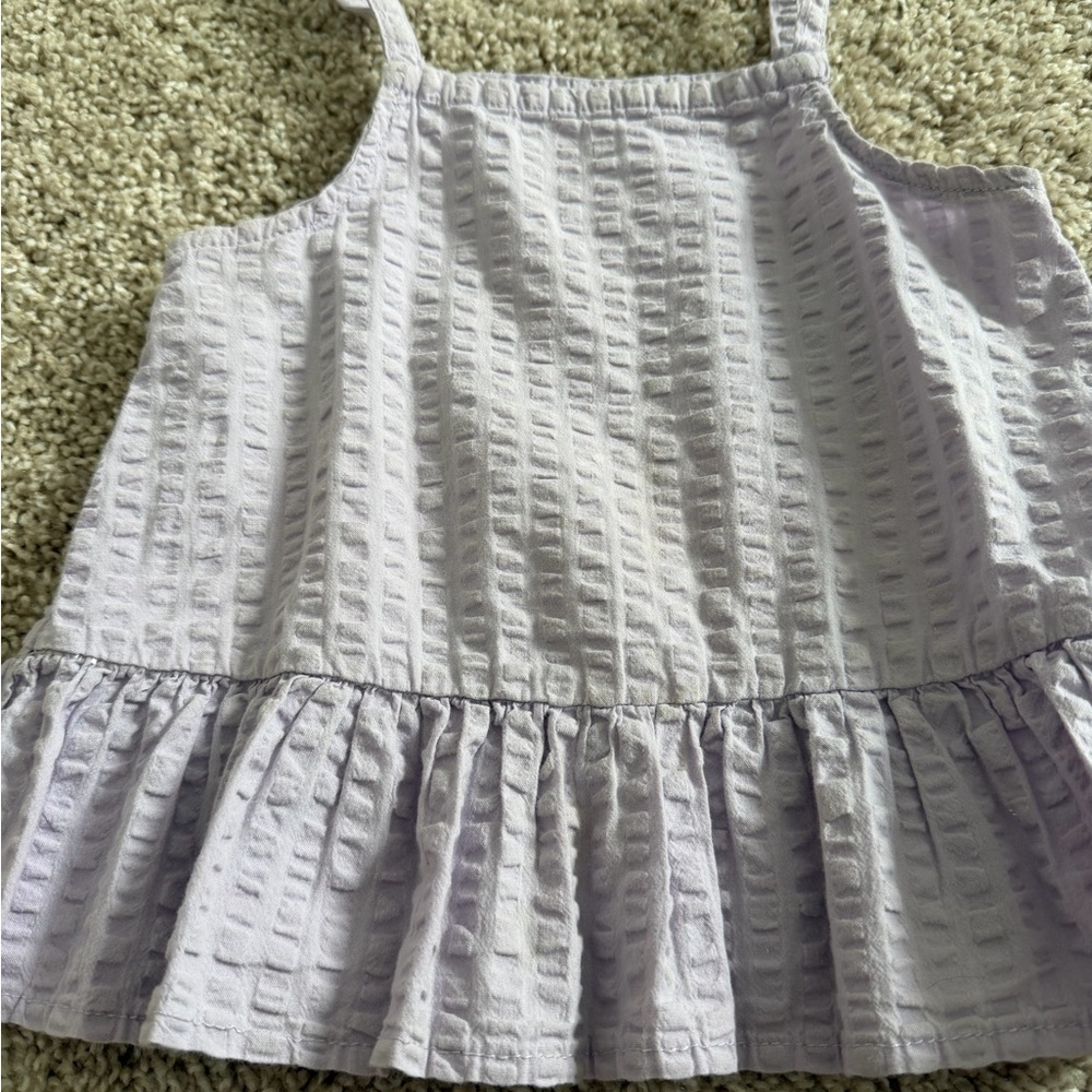Lavender Ruffle Kids Top - Picture 2 of 2
